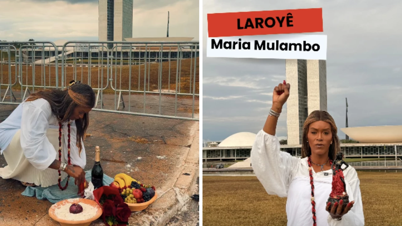 Imagem - Vereadora do PT realiza trabalho religioso em frente ao Congresso Nacional