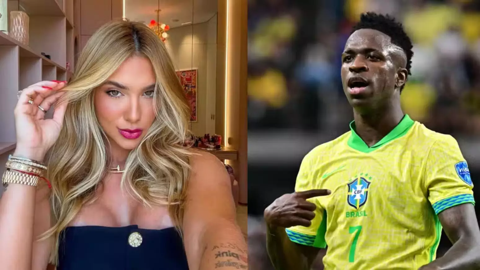 Imagem - Vini Jr. despista sobre dedicatória de gol em meio a rumores de reconciliação com Virginia