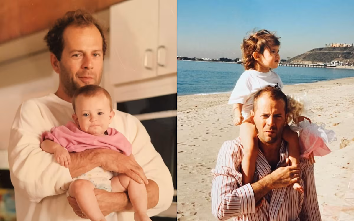 Demi Moore homenageia Bruce Willis em postagem para o Dia dos Pais dos EUA - 