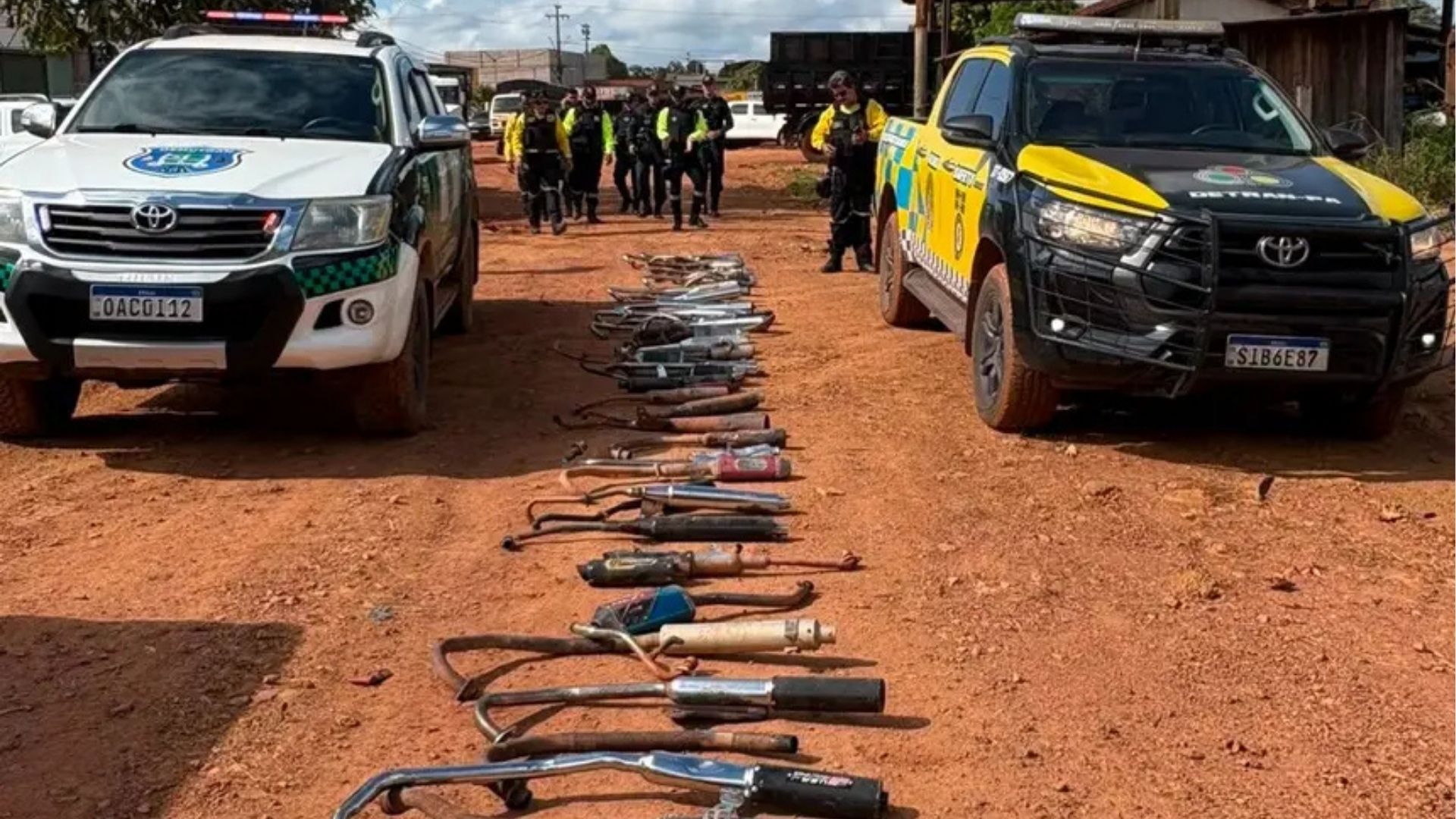 Operação integrada realizada na manhã desta segunda-feira (22), no município de Rurópolis.