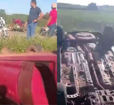 Imagem - Acidente entre veículo de saúde e animal é registrado na PA-124, em Garrafão do Norte