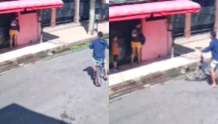 Câmeras flagram assalto contra mulher e criança na Cidade Nova, em Ananindeua