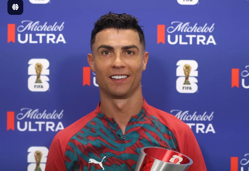 Cristiano Ronaldo foi eleito o melhor do jogo
