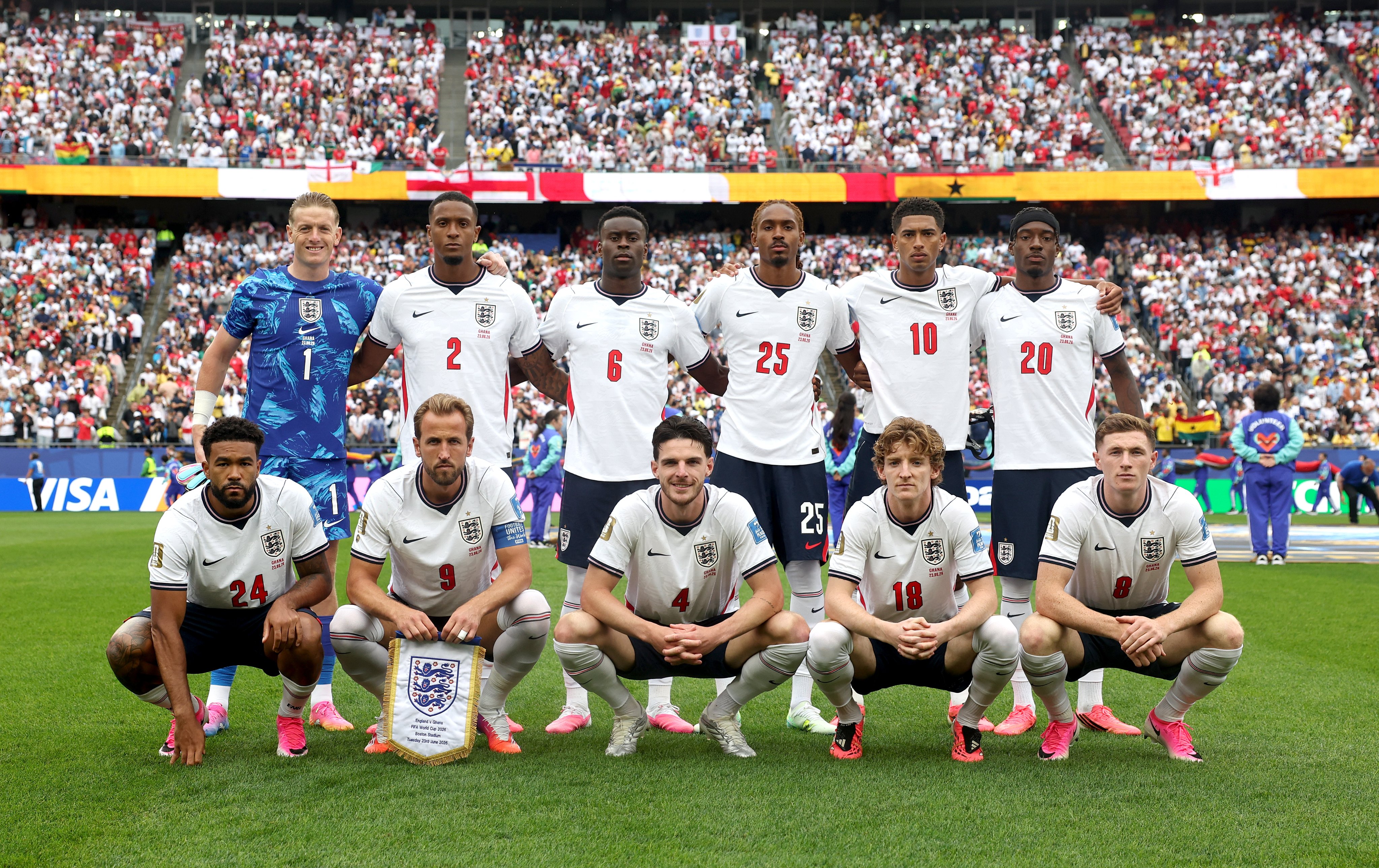 Seleção inglesa não saiu do 0 a 0 com Gana
