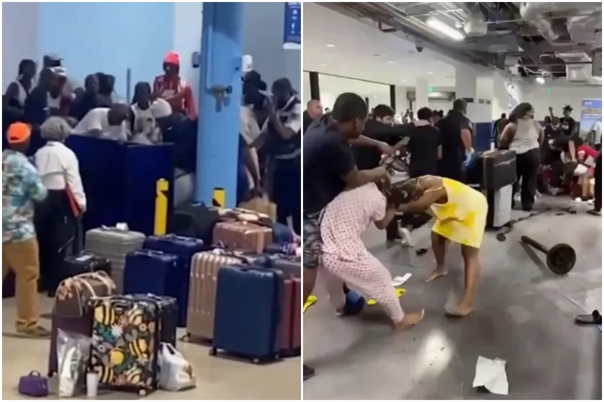 Confusão entre passageiros em navio da Carnival Cruise aconteceu durante desembarque na Flórida e viralizou nas redes sociais.
