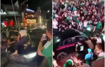 Homem atropela 17 pessoas durante comemoração da vitória do México na Copa