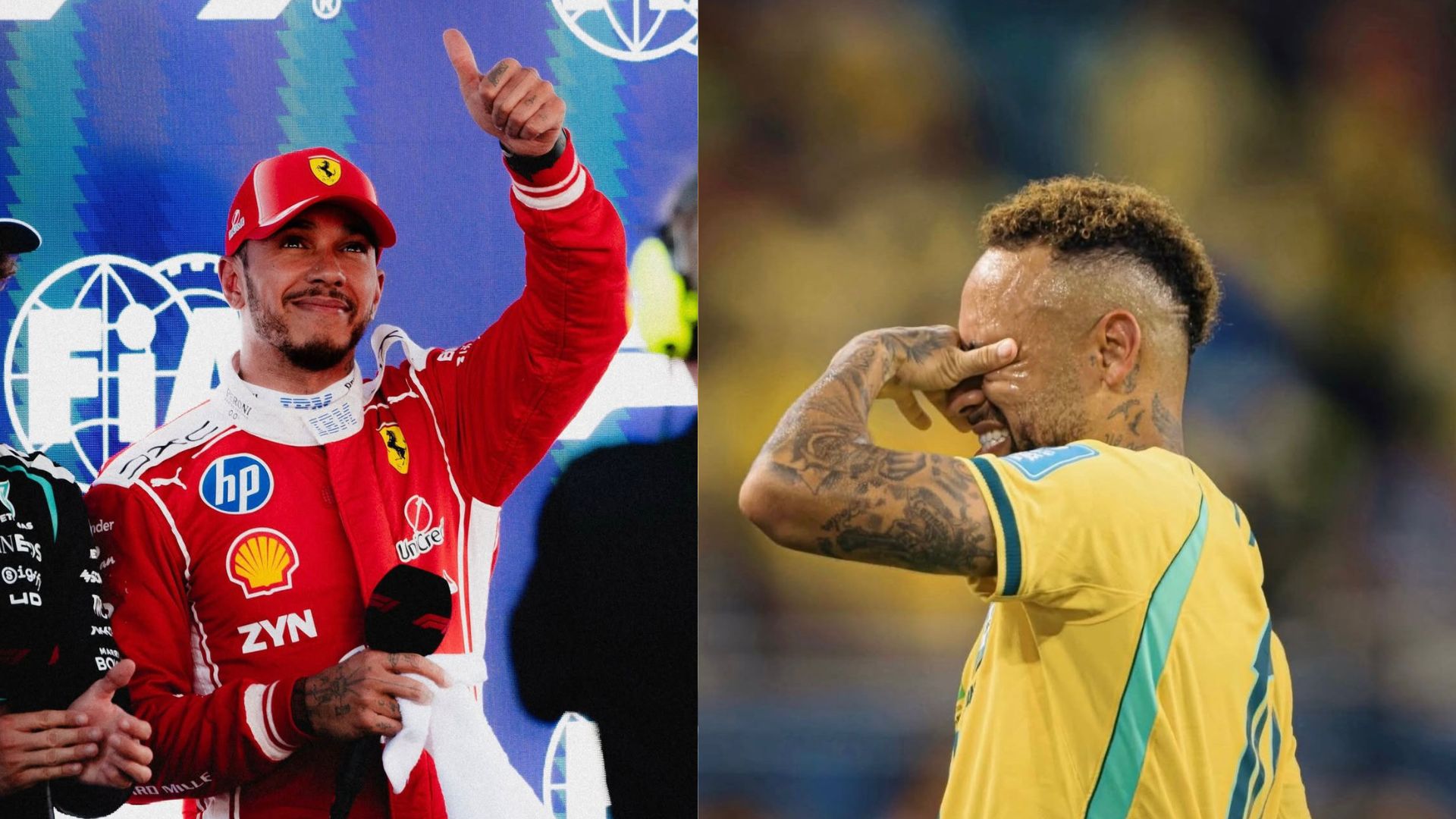 Neymar volta a jogar pela Seleção Brasileira e celebra retorno com frase marcante de Lewis Hamilton