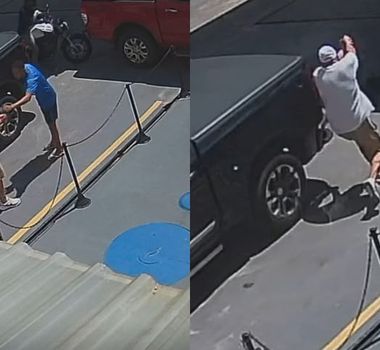 Imagem - Vídeo mostra policial reagindo a assalto e atirando contra criminosos no Jurunas, em Belém