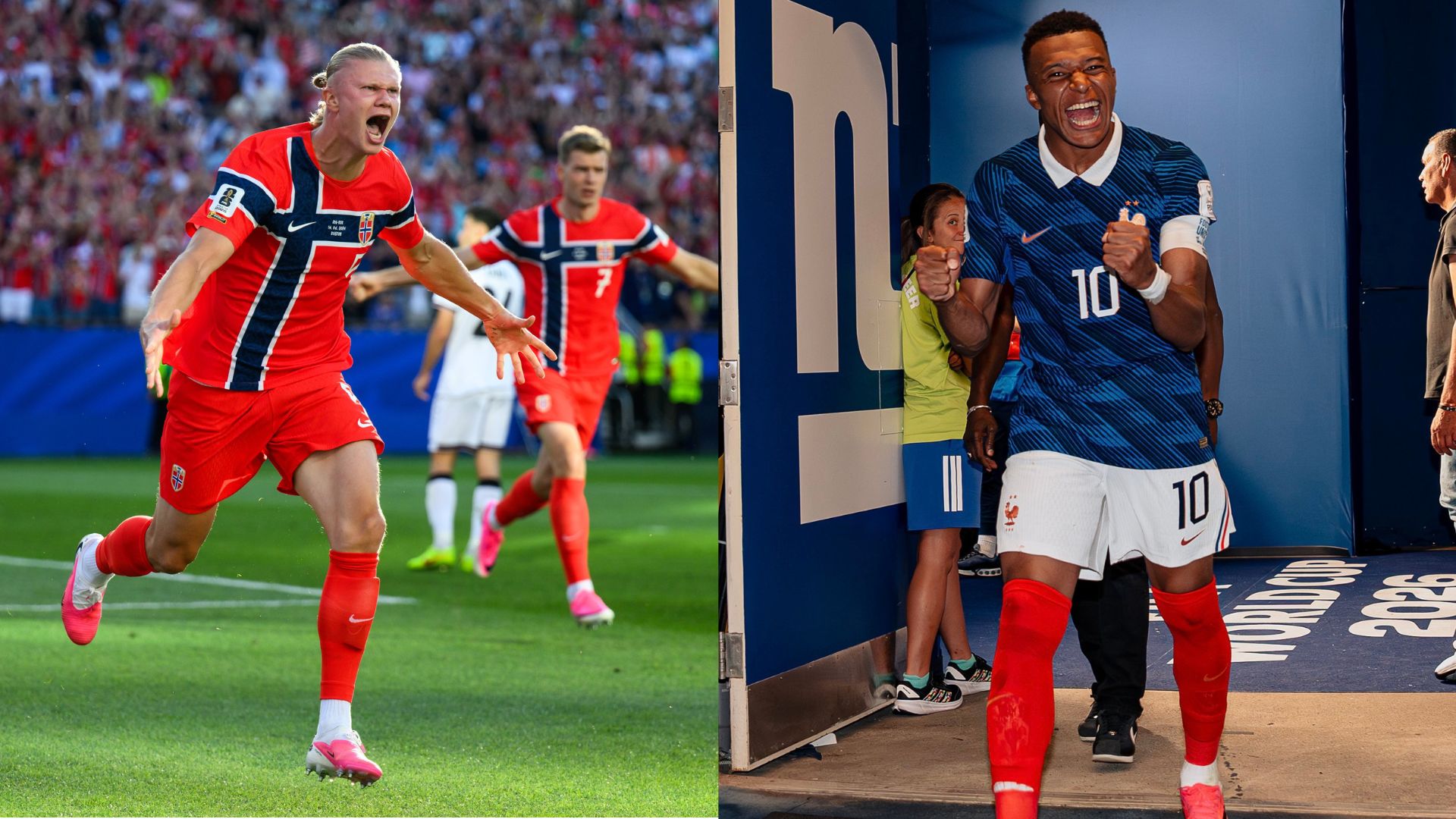Craques Haaland e Mbappé se enfrentam em jogo que vale a liderança do grupo - 