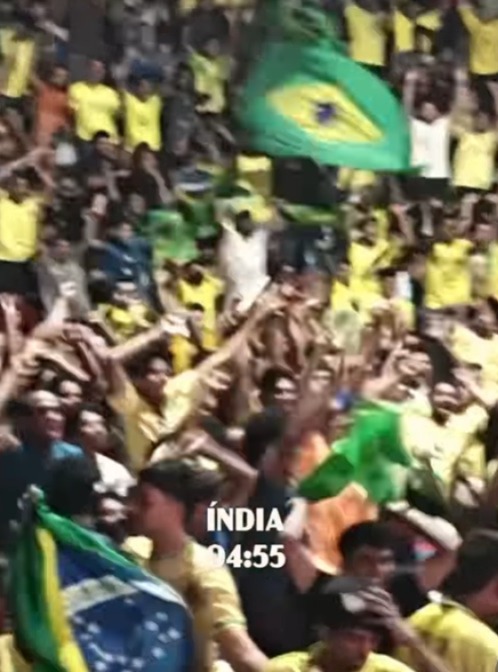(O vídeo destaca a paixão dos torcedores e o alcance mundial da torcida pela Seleção Brasileira, que transformou diferentes cidades ao redor do planeta em verdadeiros pontos de encontro para acompanhar a campanha do Brasil no Mundial.)