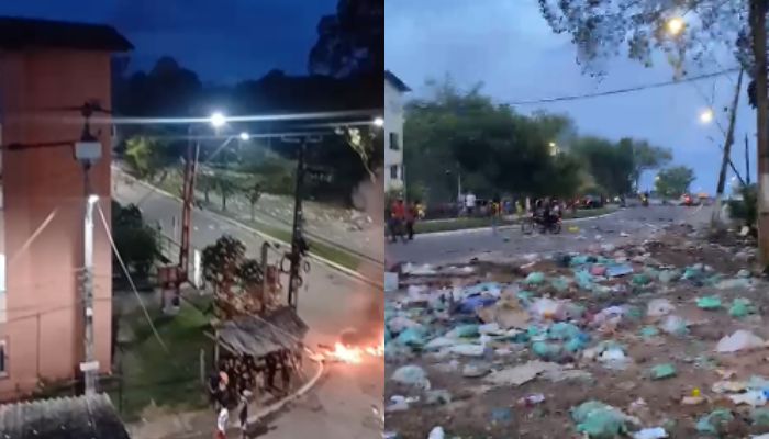 Imagem - Protesto de moradores interdita Avenida Perimetral, em Belém; confira o trânsito