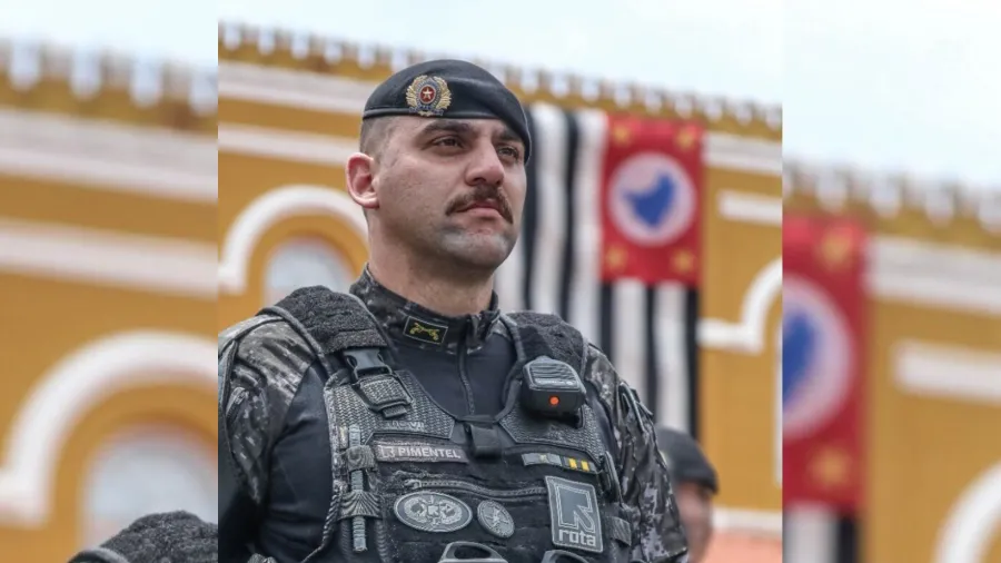 Primeiro-tenente da Rota Ronickson Pimentel dos Santos -