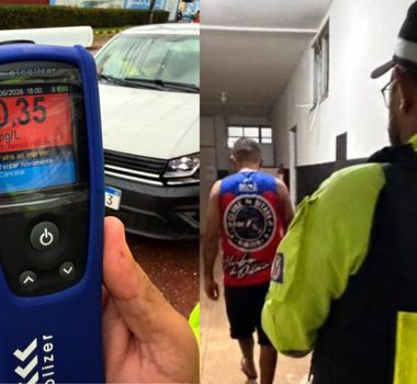 Imagem - Motorista é preso por dirigir embriagado durante fiscalização em Outeiro
