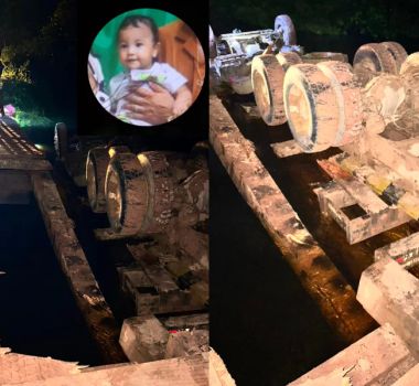 Imagem - Bebê de 1 ano morre após ponte desabar e caminhão cair em rio no Pará