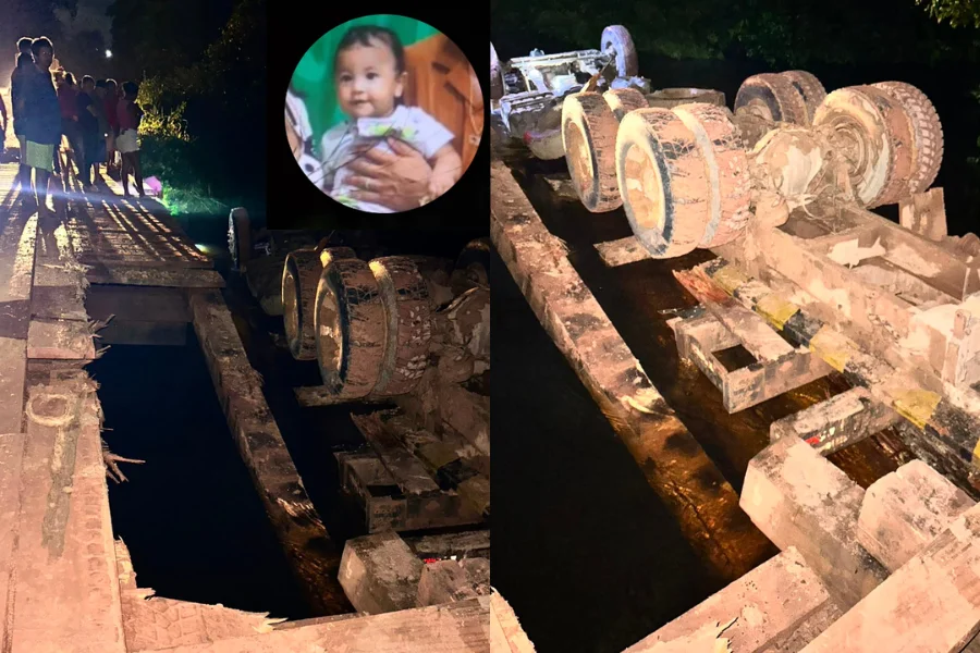 Imagem - Bebê de 1 ano morre após ponte desabar e caminhão cair em rio no Pará