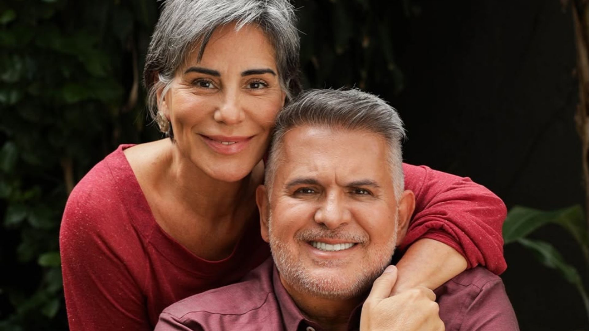 Atriz Glória Pires e o cantor Orlando Morais.