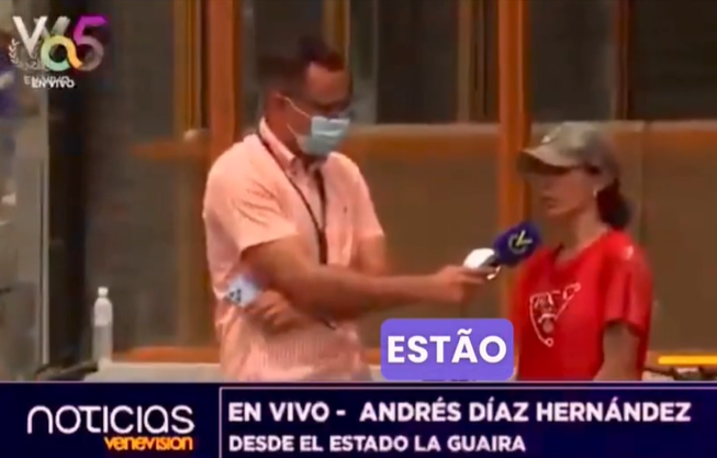 Emissora de TV exibe desespero de mãe que denuncia sumiço de filhos após terremoto na Venezuela