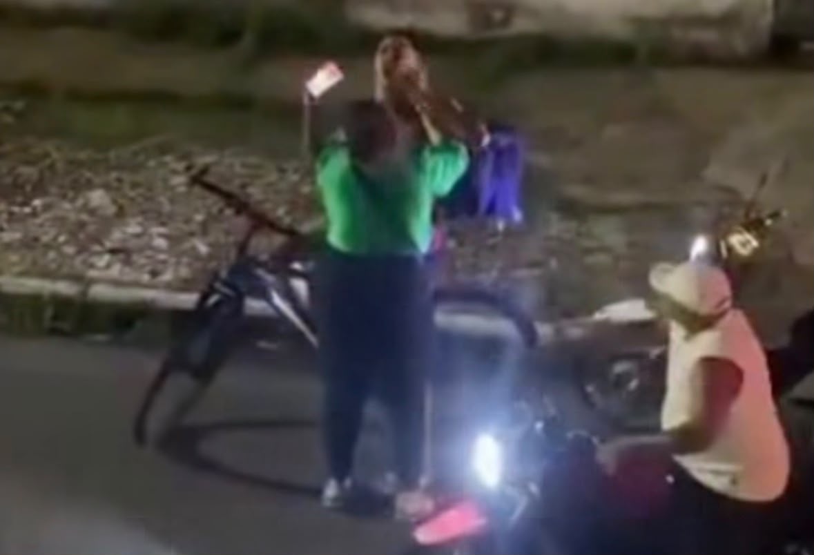 Entregador é atacado por mulher durante confusão em via pública, em Belém
