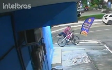 Imagem - Câmera flagra homem furtando bicicleta na Pedreira, em Belém