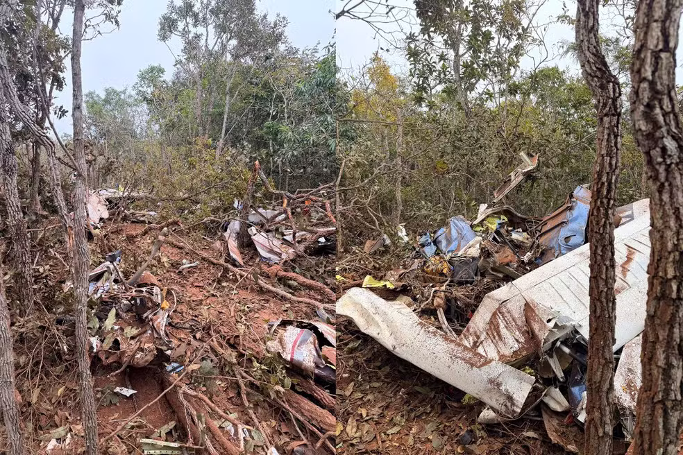 Sob forte neblina, bimotor cai em Campo Grande e deixa dois mortos nesta sexta