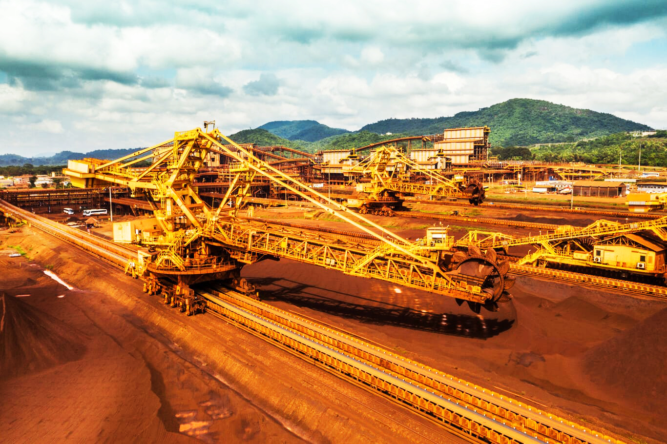 Produção de cobre na mina de Carajás