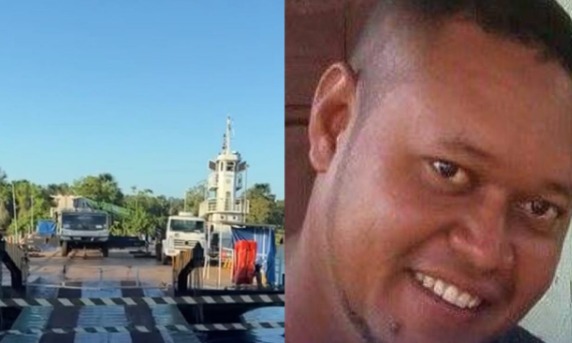 (Ricardo Oliveira, gerente da balsa responsável pela travessia fluvial no município de Acará, nordeste do Pará, está desaparecido desde a madrugada deste sábado (4).