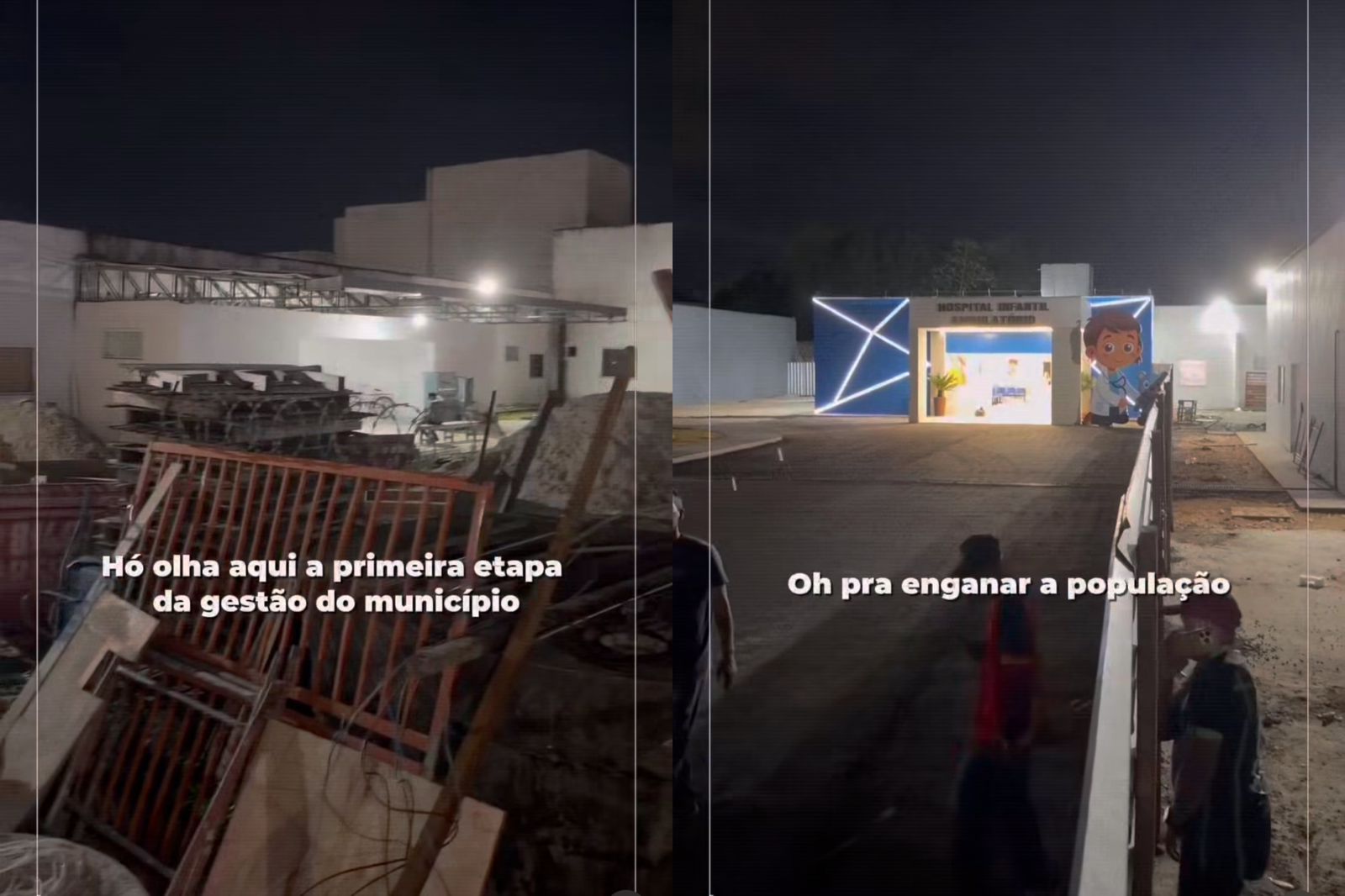 Vereadora denuncia estrutura inacabada após entrega de novo hospital infantil em Ananindeua