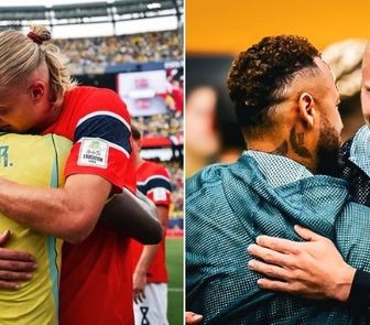 Imagem - Haaland publica fotos com Vini Jr. e Neymar após eliminar o Brasil da Copa do Mundo