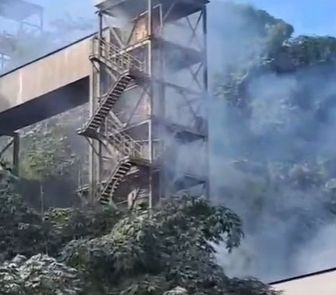 Imagem - Incêndio de grandes proporções atinge terminal portuário em Miritituba