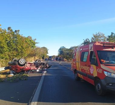 Imagem - Batida frontal na BR-020 deixa um morto e cinco feridos em Goiás
