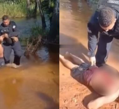 Imagem - Homem é resgatado de rio com perfurações nas costas em Ipixuna do Pará