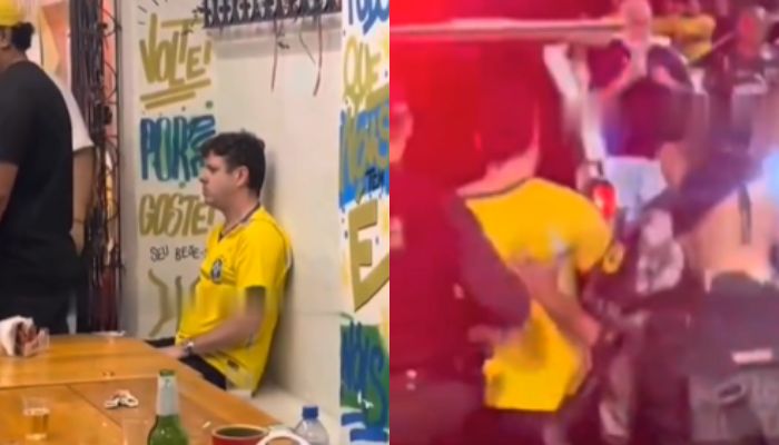 Homem é espancado após suspeita de importunação sexual em bar de Nazaré, em Belém