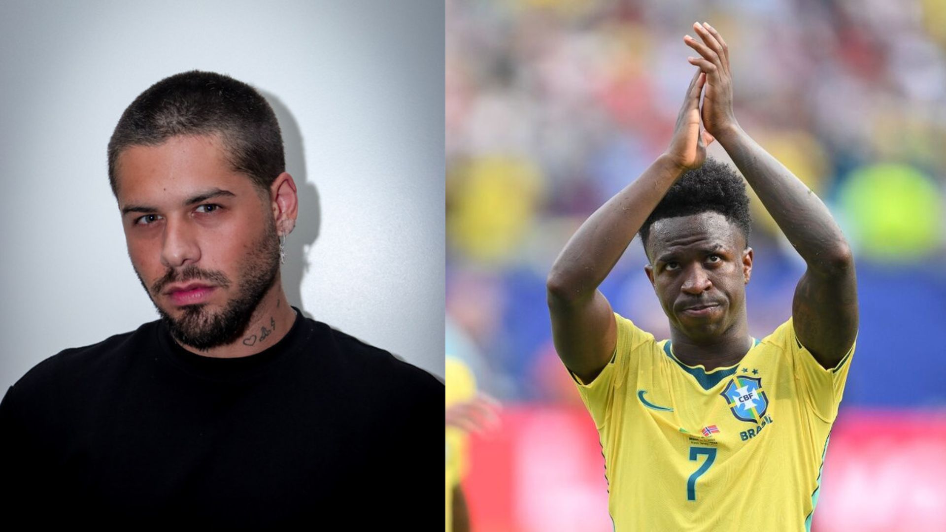 Zé Felipe perde a paciência e detona Vini Jr. por gesto amigavel com Haaland: 'Tomar no c*'