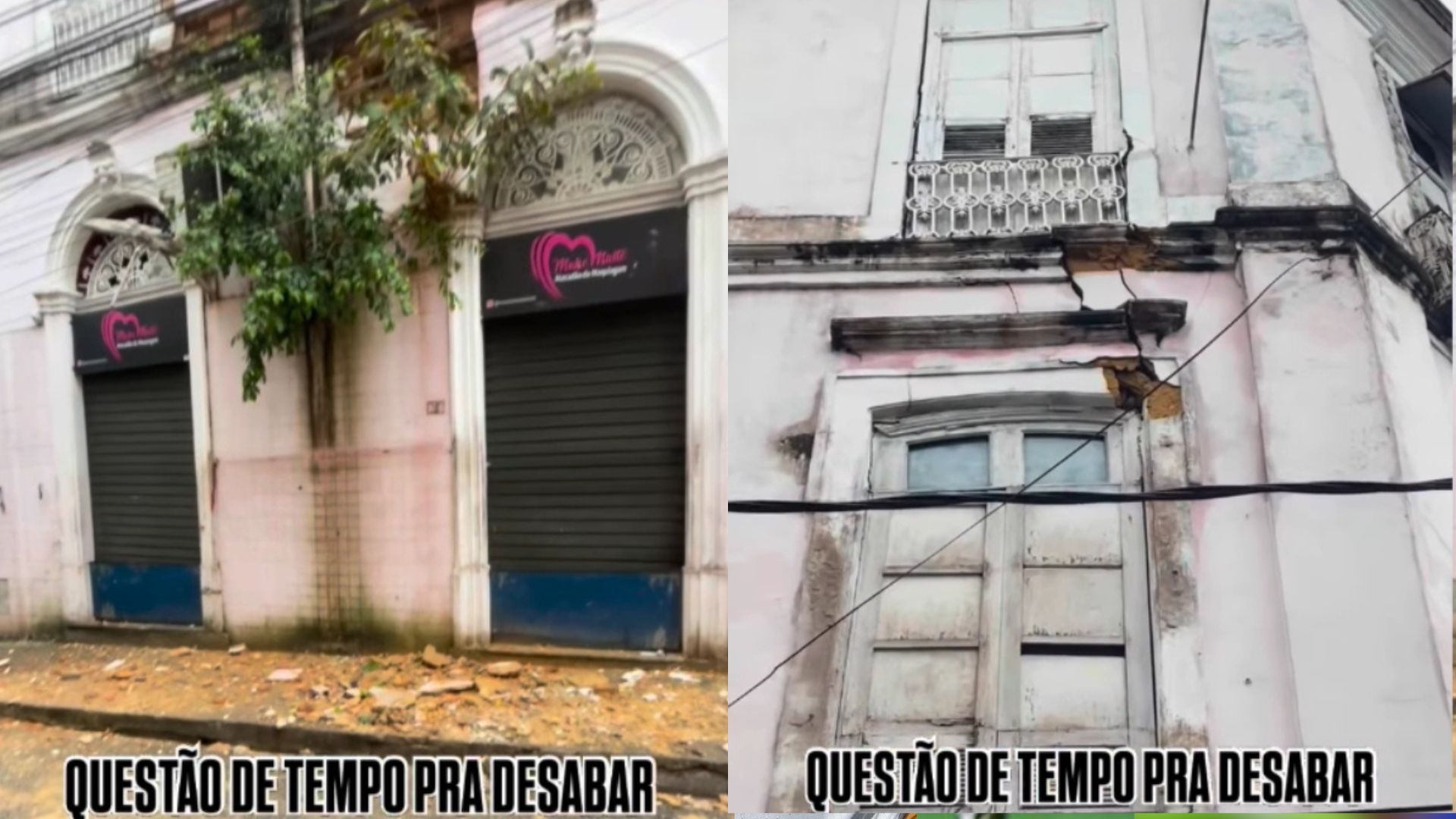 Arquiteto alertou para risco de desabamento de prédio do comércio de Belém e faz alerta sobre casarões históricos