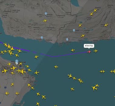 Imagem - Boeing 737 some no Mar Arábico após falha de navegação e manobras bruscas