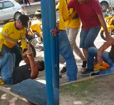 Imagem - Briga entre mototaxistas termina em agressões no Centro de Castanhal