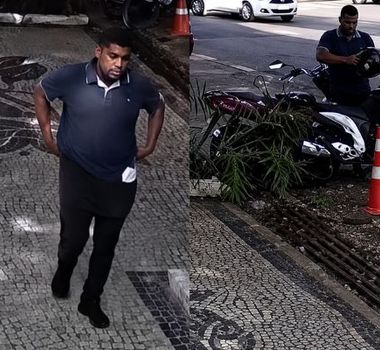 Imagem - Câmera flagra homem furtando motocicleta em frente a edifício no bairro Batista Campos, em Belém