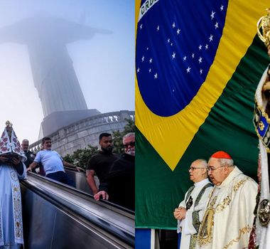 Imagem - Imagem de Nossa Senhora de Nazaré visita o Cristo Redentor e fortalece devoção no Rio de Janeiro