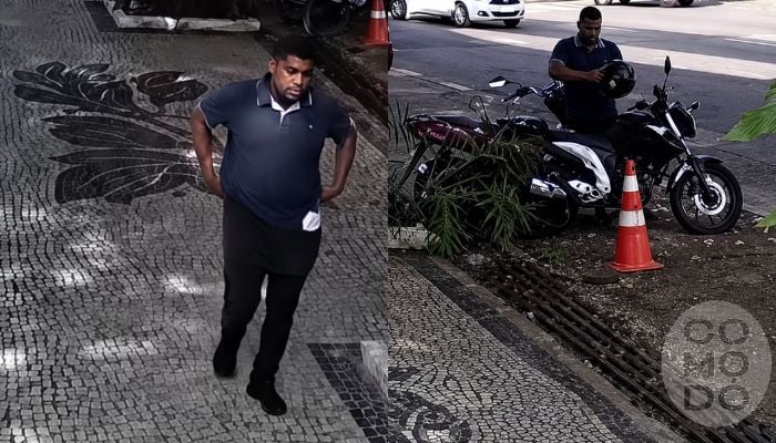 Imagem - Câmera flagra homem furtando motocicleta em frente a edifício no bairro Batista Campos, em Belém