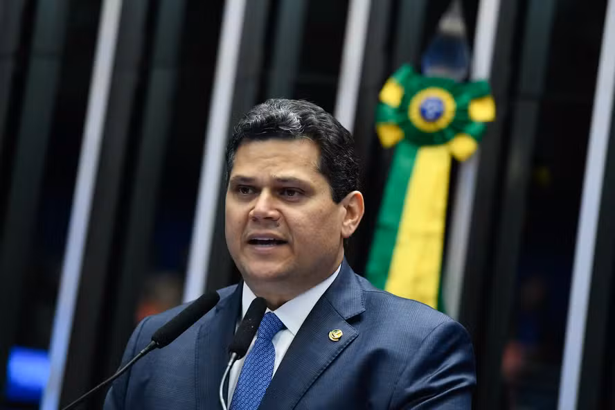 Presidente do Senado, Davi Alcolumbre. 