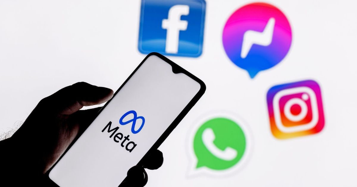 Redes sociais da Meta.