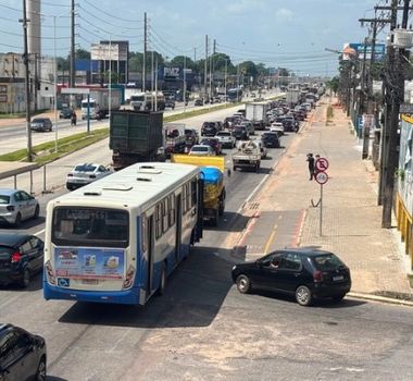 Imagem - Confira a movimentação do trânsito na saída de Belém nesta sexta-feira