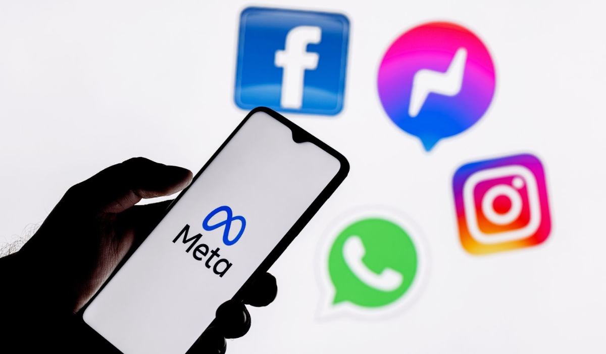 Redes sociais da Meta.
