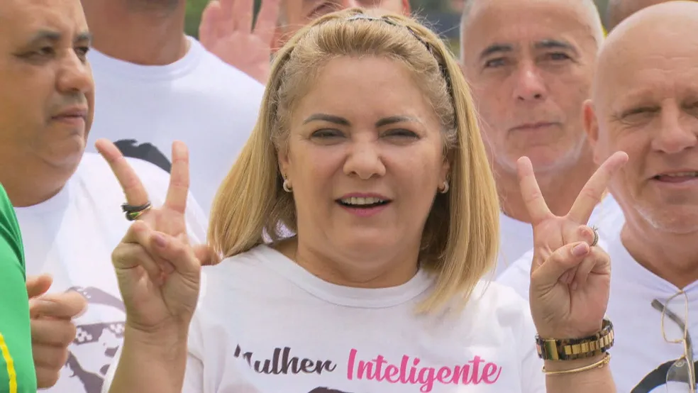 Ana Cristina Valle, ex-mulher de Bolsonaro.