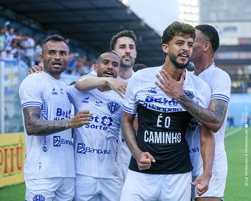 Bicolores comemoram gol - 