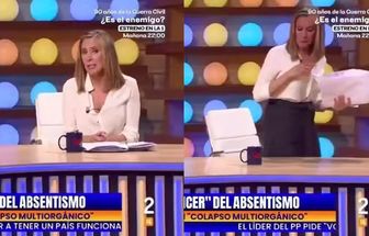 Apresentadora abandona programa ao vivo na Espanha após acusar colega de assédio moral