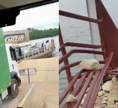 Imagem - Colisão entre balsas na travessia do Rio Araguaia assusta passageiros entre Pará e Tocantins