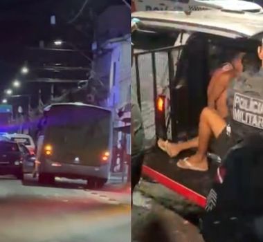 Imagem - Vídeo: Assalto a ônibus termina com suspeitos presos pela polícia no Curuçambá