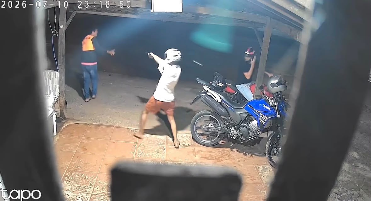 Câmera registra tentativa de assalto a mototaxista no Trevo de Mosqueiro 