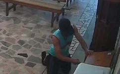 Homem que se passa por fiel é flagrado furtando caixa de doações em igreja de MG